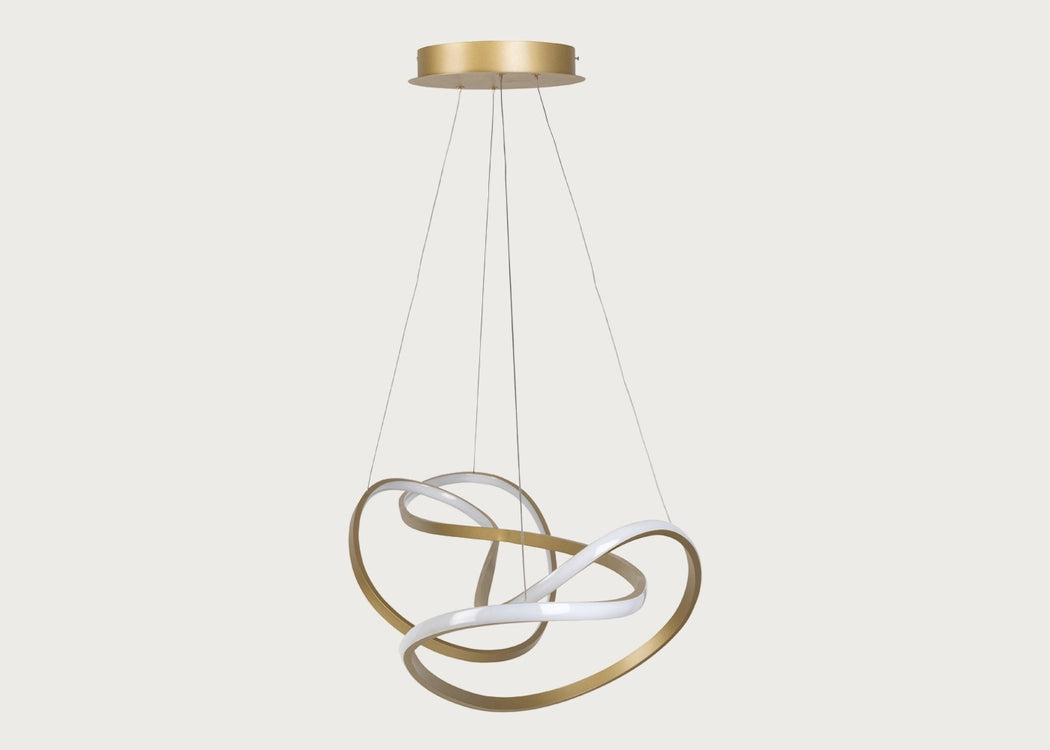 Ribbon LED Ceiling Pendant XL Gold
