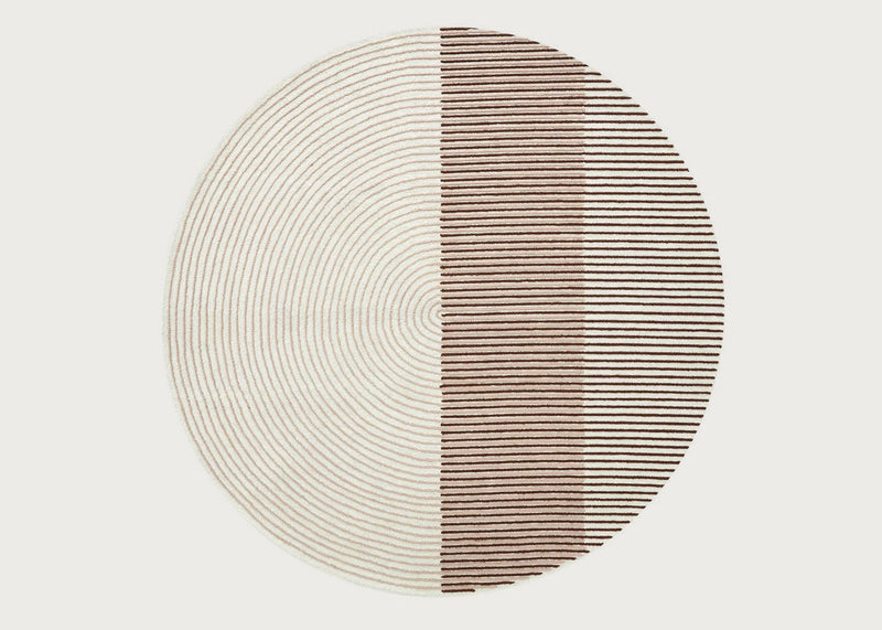 Ply Round Rug Pink