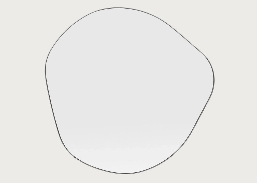 Fine Edge Mirror Organic Silver / Large