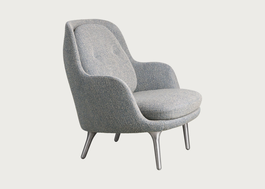 Fri Lounge Chair Kvadrat Safire 12 / Aluminium