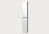 Slim Bathroom Cabinet with Mirror Tall Dark Wood