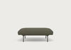 Outline Pouf Kvadrat Fiord Dark Green 961 / Black