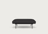 Outline Pouf Refine Leather Black / Black