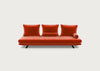 Prado Large Settee Alcantara Orange