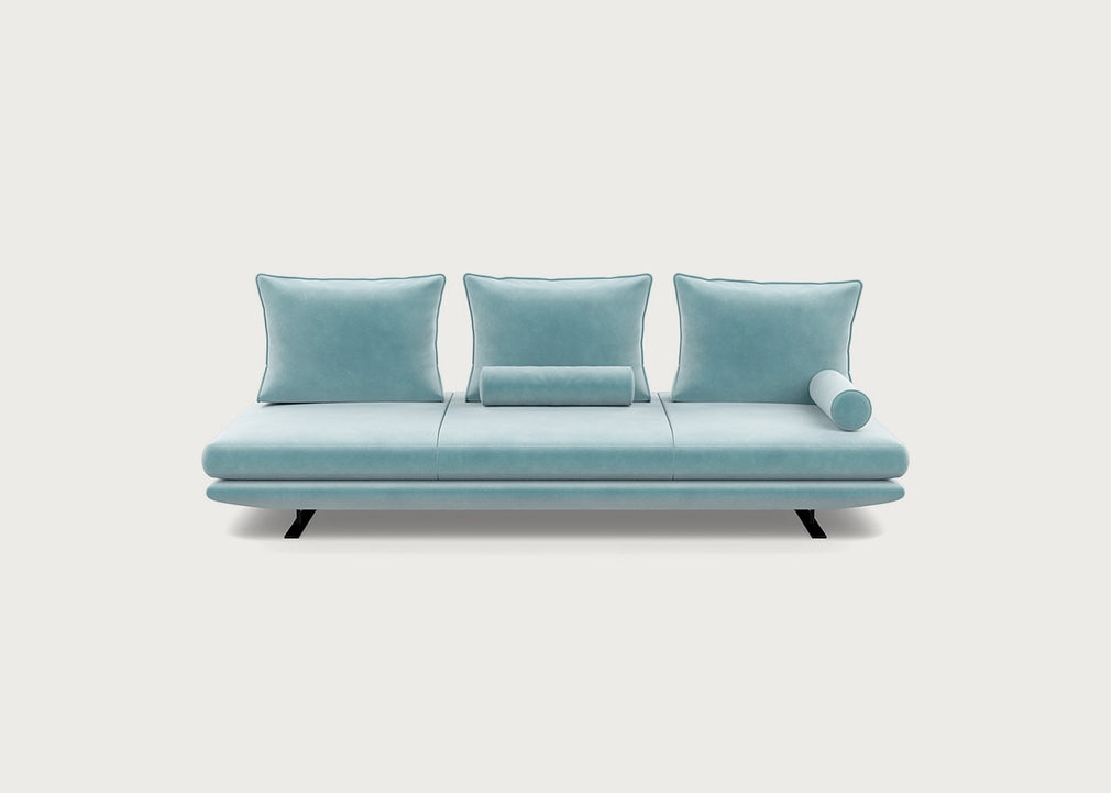 Prado Large Settee Alcantara Aubusson