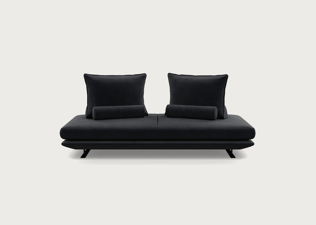 Prado Medium Settee Alcantara Anthracite