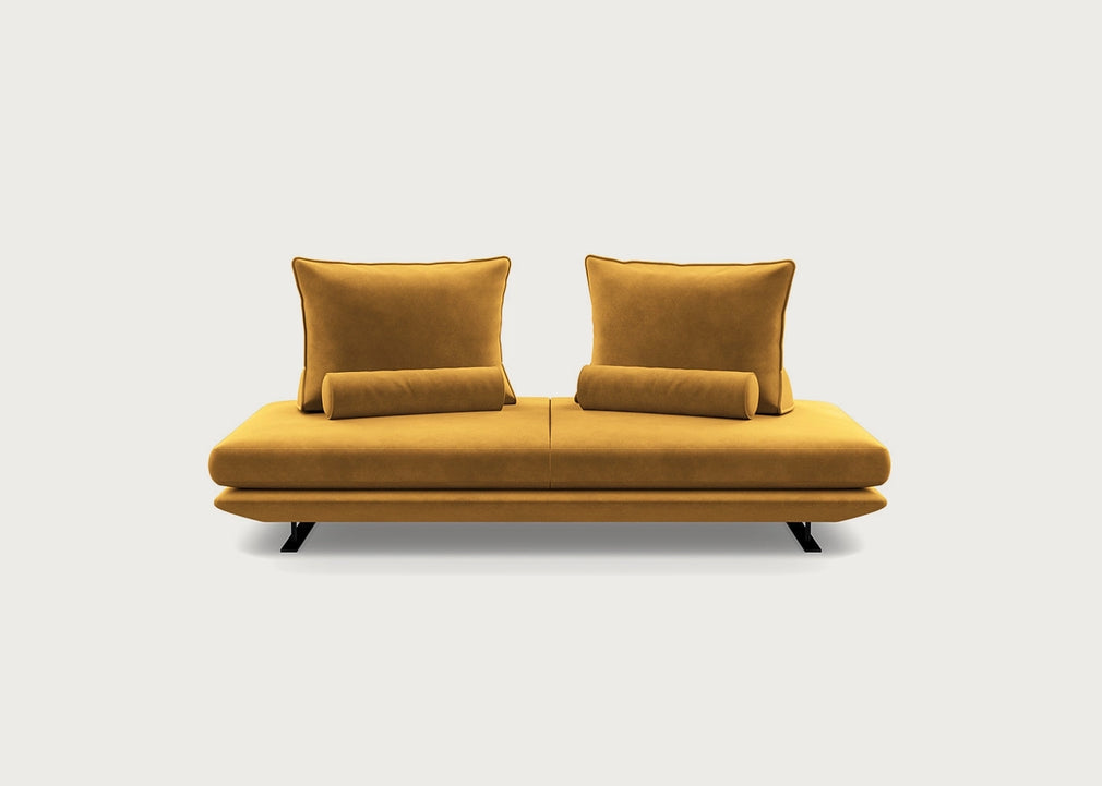 Prado Medium Settee Alcantara Curry