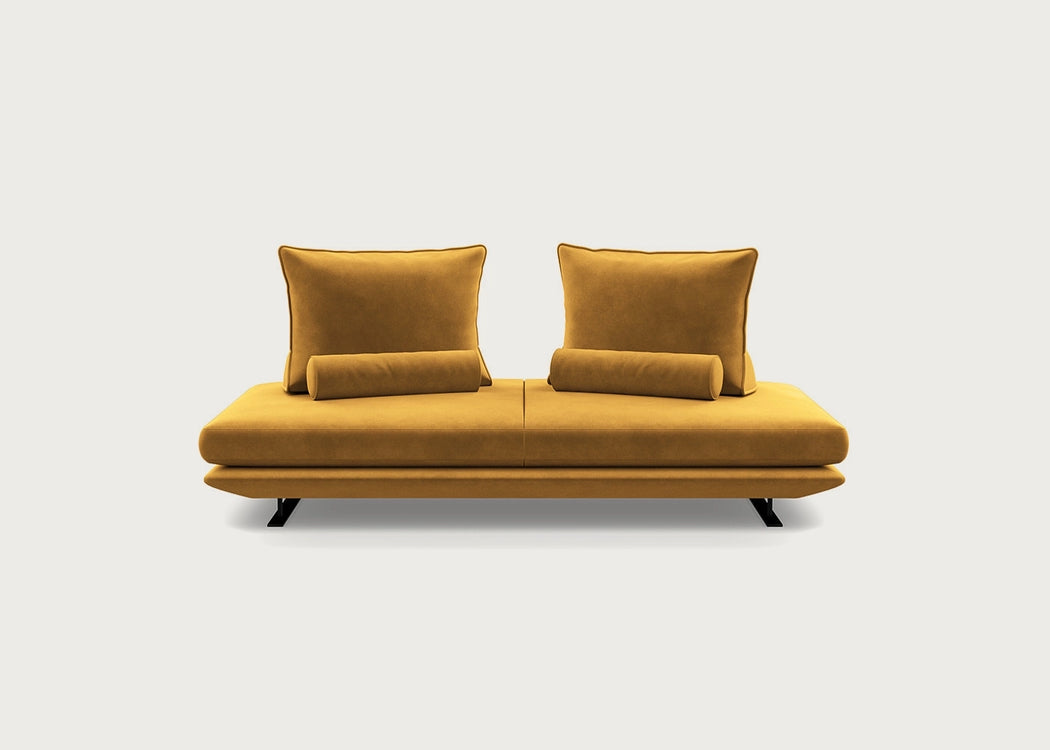Prado Medium Settee Alcantara Curry
