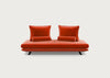 Prado Medium Settee Alcantara Orange