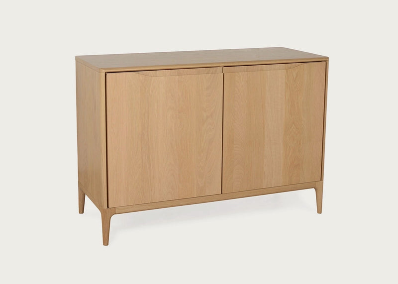 Romana Small Sideboard 2 Door Clear Matt Oak