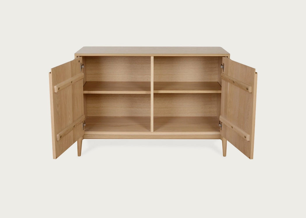 Romana Small Sideboard 2 Door Clear Matt Oak