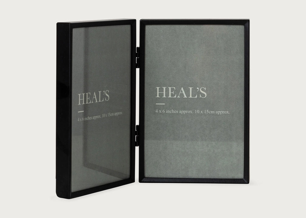 Simple Photo Frame Matt Black Double