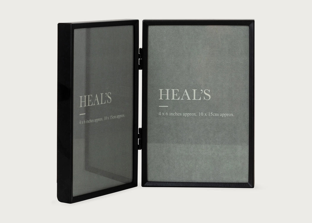Simple Photo Frame Matt Black Double