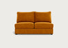 Tailor Medium Armless Unit Smart Luxe Velvet Cognac / Black