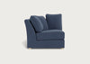Tailor Curved Left Hand Facing Corner Unit Boucle Indigo / Natural