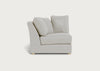 Tailor Curved Left Hand Facing Corner Unit Capelo Linen-Cotton Sea Salt / Natural