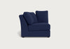 Tailor Curved Left Hand Facing Corner Unit Melton Wool New Navy / Black