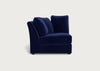 Tailor Curved Left Hand Facing Corner Unit Smart Luxe Velvet Midnight / Black