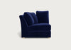 Tailor Curved Left Hand Facing Corner Unit Smart Luxe Velvet Midnight / Natural