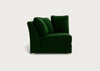 Tailor Curved Left Hand Facing Corner Unit Smart Velvet Forest / Natural