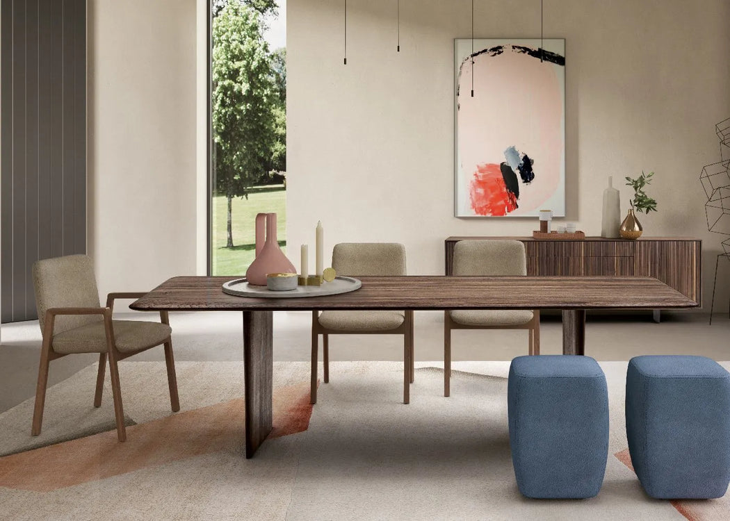 Vela Dining Table Walnut Lifestyle