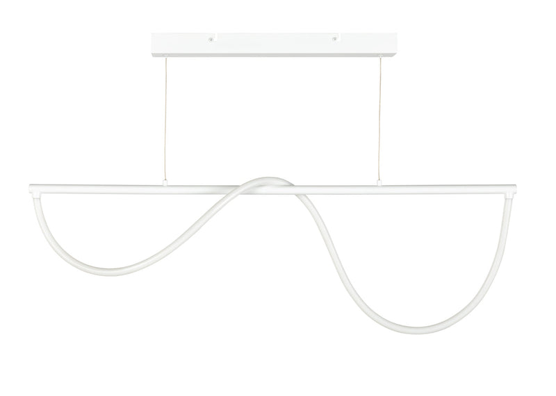 Wave LED Long Pendant Light