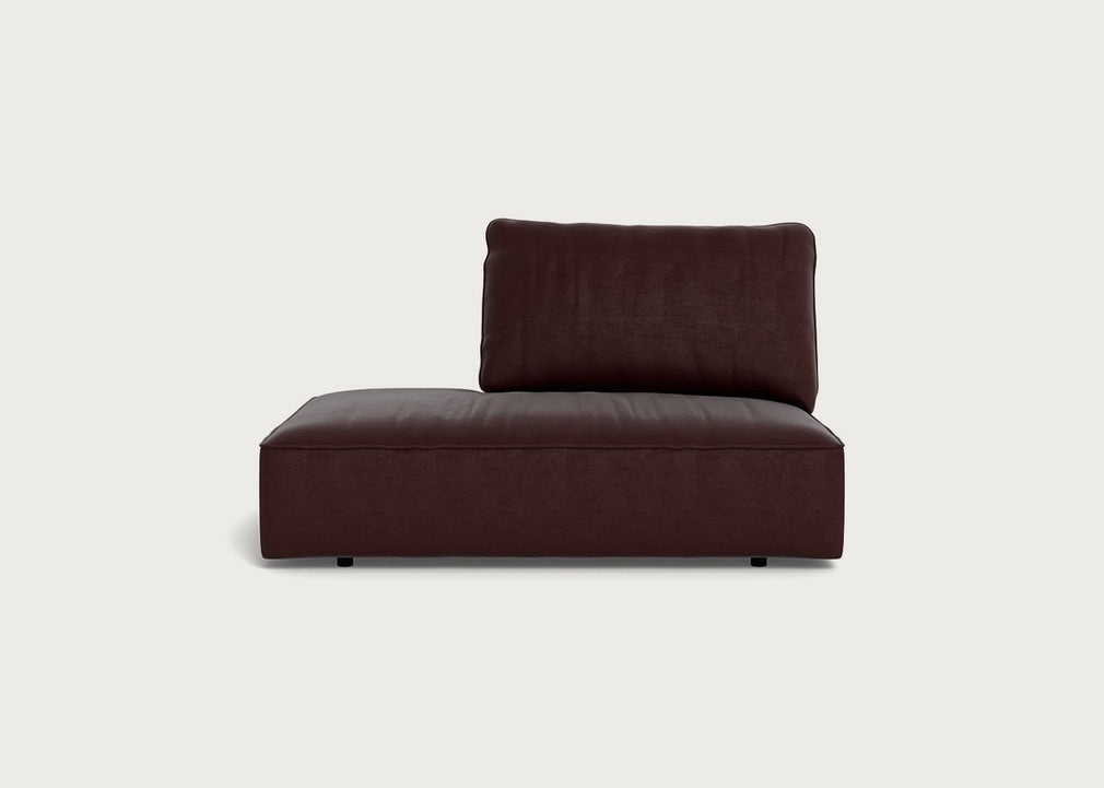 Morven Left Hand Facing Open End Unit Smart Luxe Velvet Acorn