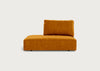 Morven Left Hand Facing Open End Unit Smart Luxe Velvet Cognac