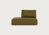 Morven Left Hand Facing Open End Unit Smart Luxe Velvet Peridot