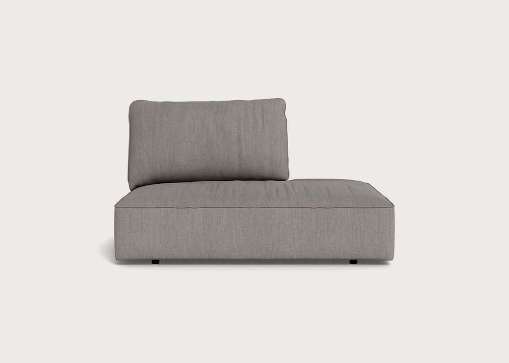 Morven Right Hand Facing Open End Unit Broad Weave Pebble