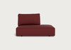 Morven Right Hand Facing Open End Unit Capelo Linen-Cotton Etruscan Red
