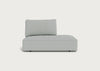 Morven Right Hand Facing Open End Unit Melton Wool Limestone