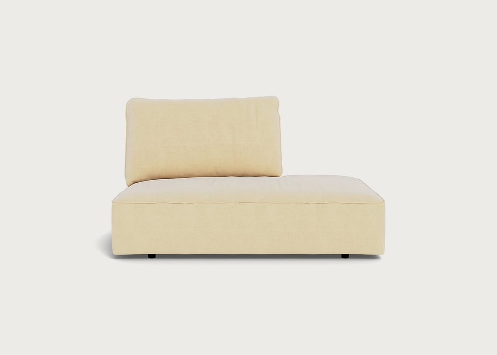 Morven Right Hand Facing Open End Unit Smart Luxe Velvet Biscuit