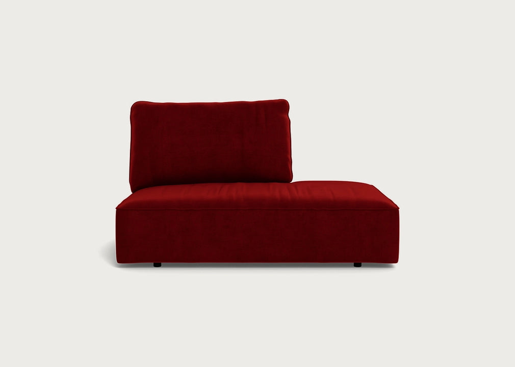 Morven Right Hand Facing Open End Unit Smart Luxe Velvet Mulberry