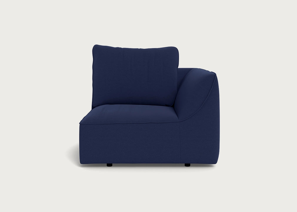 Morven Right Hand Facing Single Unit Melton Wool New Navy