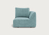 Morven Right Hand Facing Single Unit Smart Luxe Velvet Mineral Blue