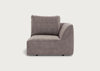Morven Right Hand Facing Single Unit Smart Luxe Velvet Mushroom