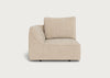 Morven Left Hand Facing Single Unit Brushed Cotton Oat