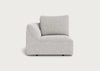 Morven Left Hand Facing Single Unit Chunky Boucle Ecru