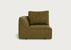 Morven Left Hand Facing Single Unit Smart Luxe Velvet Peridot