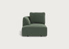 Morven Left Hand Facing Chaise Unit Boucle Fern