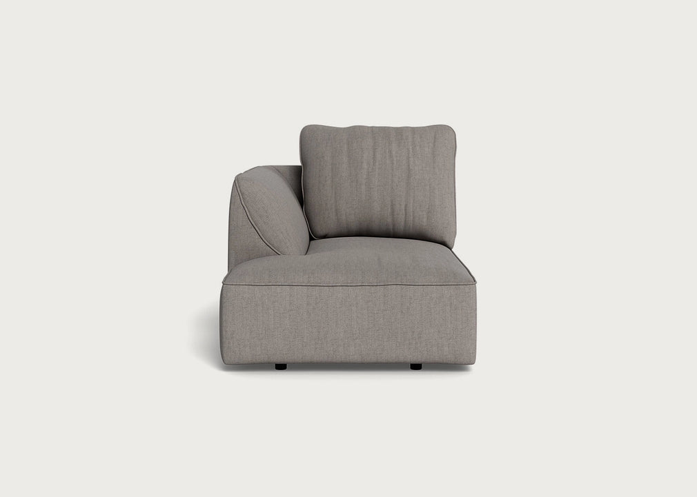 Morven Left Hand Facing Chaise Unit Broadweave Pebble