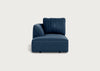 Morven Left Hand Facing Chaise Unit Capelo Linen-Cotton Inkspot