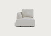 Morven Left Hand Facing Chaise Unit Capelo Linen-Cotton Sea Salt
