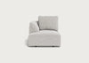 Morven Left Hand Facing Chaise Unit Chunky Boucle Ecru