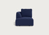 Morven Left Hand Facing Chaise Unit Melton Wool New Navy