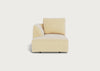 Morven Left Hand Facing Chaise Unit Smart Luxe Velvet Biscuit