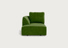 Morven Left Hand Facing Chaise Unit Smart Luxe Velvet Grass