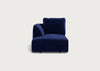 Morven Left Hand Facing Chaise Unit Smart Luxe Velvet Midnight