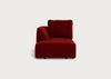 Morven Left Hand Facing Chaise Unit Smart Luxe Velvet Mulberry